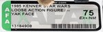 STAR WARS: THE POWER OF THE FORCE (1985) - LOOSE ACTION FIGURE YAK FACE AFA 75 EX+/NM.