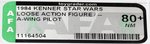 STAR WARS: THE POWER OF THE FORCE (1985) - LOOSE ACTION FIGURE A-WING PILOT AFA 80+ NM.