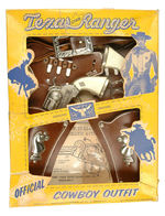 "TEXAS STAR RANGER COWBOY OUTFIT" GUNS AND HOLSTER BOXED SET.