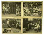 "TOM MIX IN PRAIRIE TRAILS/FOR BIG STAKES" LOBBY CARDS.