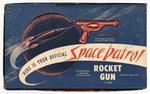 SPACE PATROL ROCKET GUN W/TWO DARTS IN BOX.