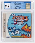 SEGA DREAMCAST (2000) CHUCHU ROCKET! (V-OVERLAP/B) CGC 9.2.