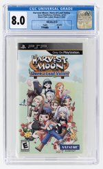 PLAYSTATION PSP (2010) HARVEST MOON: HERO OF LEAF VALLEY (Y-FOLDS/B) CGC 8.0.