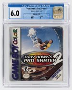 NINTENDO GAME BOY COLOR (2000) TONY HAWK'S PRO SKATER 2 (RTB/A) CGC 6.0.