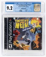 PLAYSTATION PS1 (2001) TWISTED METAL: SMALL BRAWL (Y-FOLDS/B) CGC 9.2.