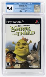 PLAYSTATION PS2 (2007) SHREK THE THIRD (Y-FOLDS/A) CGC 9.4.