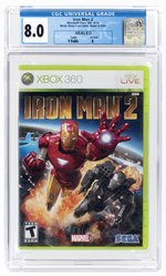 XBOX 360 (2010) IRON MAN 2 (Y-FOLDS/A) CGC 8.0.