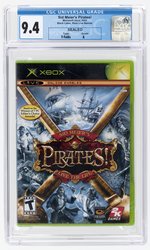 XBOX (2005) SID MEIER'S PIRATES! (Y-FOLDS/A) CGC 9.4.