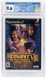 PLAYSTATION PS2 (2003) ROMANCE OF THE THREE KINGDOMS VIII (Y-FOLDS/A+) CGC 9.6.