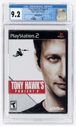 PLAYSTATION PS2 (2006) TONY HAWK'S PROJECT 8 (Y-FOLDS/B+) CGC 9.2.