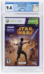 XBOX 360 (2012) KINECT: STAR WARS (Y-FOLDS/A) CGC 9.4.