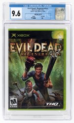 XBOX (2005) EVIL DEAD: REGENERATION (Y-FOLDS/A+) CGC 9.6.