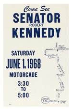 ROBERT F. KENNEDY JUNE 1, 1968 SAN FRANCISCO APPEARANCE POSTER.