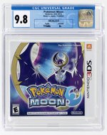 NINTENDO 3DS (2016) POKEMON MOON (Y-FOLDS/A+) CGC 9.8.