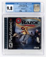 PLAYSTATION PS1 (2001) RAZOR RACING (Y-FOLDS/A++) CGC 9.8.