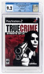 PLAYSTATION PS2 (2003) TRUE CRIME: STREETS OF LA (Y-FOLDS/A) CGC 9.2.