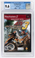 PLAYSTATION PS2 (2004) ATV OFFROAD FURY 3 (GREATEST HITS) (Y-FOLDS/A+) CGC 9.6.