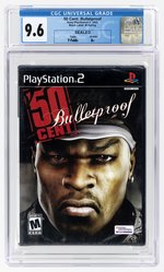 PLAYSTATION PS2 (2005) 50 CENT: BULLETPROOF (Y-FOLDS/A+) CGC 9.6.