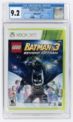 XBOX 360 (2014) LEGO BATMAN 3: BEYOND GOTHAM (Y-FOLDS/A) CGC 9.2.