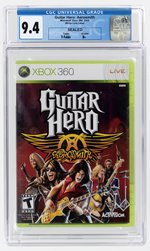 XBOX 360 (2008) GUITAR HERO: AEROSMITH (Y-FOLDS/B+) CGC 9.4.