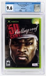 XBOX (2005) 50 CENT: BULLETPROOF (Y-FOLDS/A+) CGC 9.6.