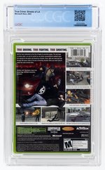 XBOX (2003) TRUE CRIME: STREETS OF LA (Y-FOLDS/B+) CGC 9.2.