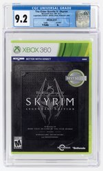 XBOX 360 (2013) THE ELDER SCROLLS V: SKYRIM (LEGENDARY EDITION) (PLATINUM HITS) (Y-FOLDS/A+) CGC 9.2.