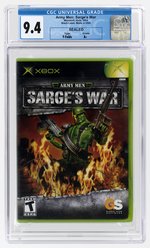 XBOX (2004) ARMY MEN: SARGE'S WAR (Y-FOLDS/A+) CGC 9.4.