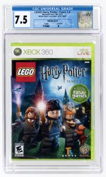 XBOX 360 (2010) LEGO HARRY POTTER: YEARS 1-4 (Y-FOLDS/A) CGC 7.5.