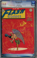 FLASH COMICS #104, FEBRUARY 1949. CGC 5.0