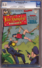 STAR SPANGLED COMICS #72, SEPTEMBER 1947. CGC 8.0