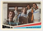 SPACE: 1999 CREATOR GERRY ANDERSON SIGNED TRADING CARD.