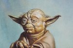 STAR WARS "DAGOBAH" BORIS VALLEJO SIGNED & NUMBERED LITHOGRAPH.