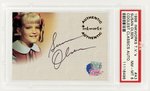 THE BRADY BUNCH - SUSAN OLSEN SIGNED 1998 INKWORKS T.V.'s COOLEST CLASSICS AUTOGRAPH #A3 PSA NM-MT 8.