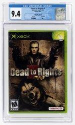 XBOX (2005) DEAD TO RIGHTS II (Y-FOLDS/B+) CGC 9.4.