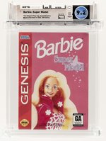 SEGA GENESIS (1993) BARBIE: SUPER MODEL (CARDBOARD FLIP-TOP) WATA 9.2 A++ SEALED.