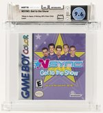 NINTENDO GAME BOY COLOR (2001) NSYNC: GET TO THE SHOW WATA 9.6 A++ SEALED.