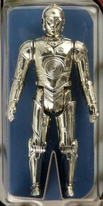 STAR WARS (1978) - SEE-THREEPIO (C-3PO) 12 BACK-B AFA 75+ EX+/NM.