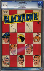 BLACKHAWK #11, SUMMER 1946. CGC 7.5