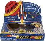 CAPTAIN VIDEO ROCKET LAUNCHER BOXED SET.