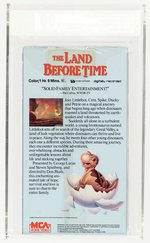 THE LAND BEFORE TIME 1989 MCA HOME VIDEO VHS TAPE VGA 90 NM+/MINT (PIZZA HUT OFFER, GOLD LEVEL).