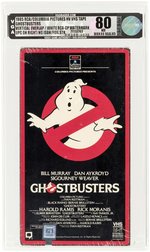 GHOSTBUSTERS 1985 RCA/COLUMBIA PICTURES HOME VIDEO VHS TAPE VGA 80 NM.