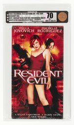 RESIDENT EVIL 2002 COLUMBIA-TRISTAR HOME ENTERTAINMENT VHS TAPE VGA 70 EX+.