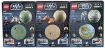 STAR WARS LEGO PLANET AND VEHICLE SERIES 1 & 2 SET OF 6 FACTORY SEALED BOXES.