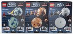 STAR WARS LEGO PLANET AND VEHICLE SERIES 1 & 2 SET OF 6 FACTORY SEALED BOXES.