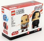 STAR WARS LEGO BRICK HEADZ REY & KYLO REN FACTORY SEALED SET.