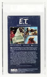 E.T. - THE EXTRA-TERRESTRIAL 1988 MCA HOME VIDEO VHS TAPE VGA 80+ NM (GREEN TAPE COVER).