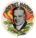 HOO BUT HOOVER POPPY FLOWER PORTRAIT BUTTON HAKE #36 HIGH GRADE RARITY.