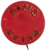 DAVIS BRYAN SCARCE 1924 WATERBURY BUTTON CO. PIN-BACK UNLISTED IN HAKE.