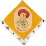 BUFFALO BILL WILD WEST PORTRAIT SILK BANDANA.